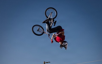 Marine Corps Community Services Hosts Stunt Show at MCAS Yuma