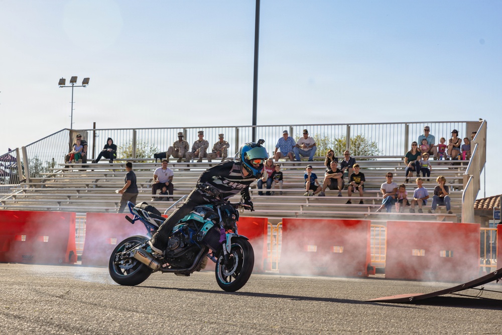 Marine Corps Community Services Hosts Stunt Show at MCAS Yuma