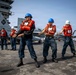 Abraham Lincoln conducts a replenishment-at-sea with Carl Brashear