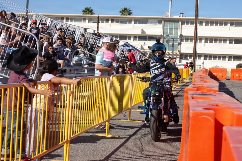 Marine Corps Community Services Hosts Stunt Show at MCAS Yuma