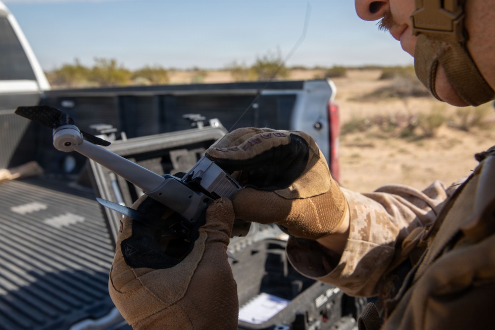 Marines patrol the southern border