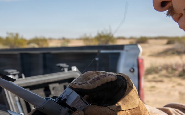 Marines patrol the southern border
