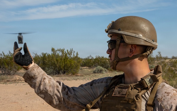 Marines patrol the southern border