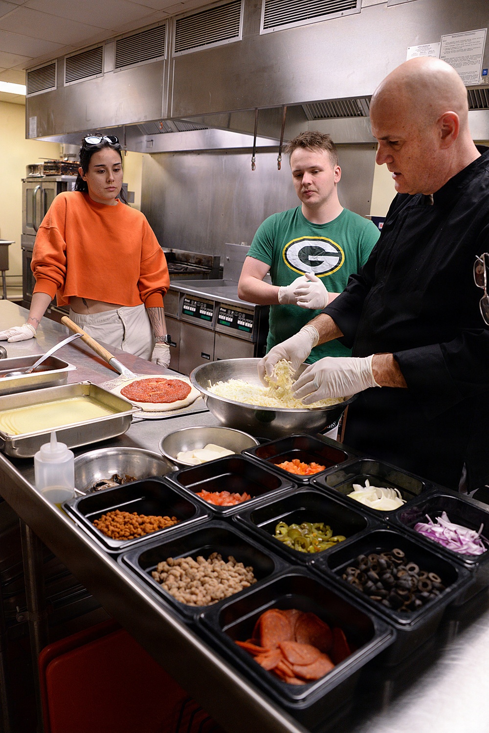 Fort Leavenworth BOSS pizza class