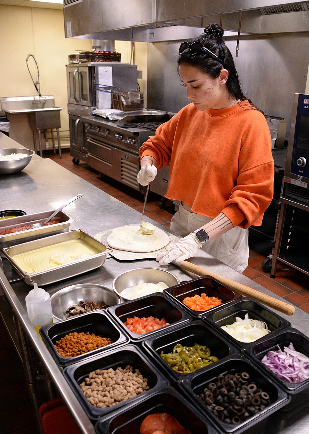 Fort Leavenworth BOSS pizza class