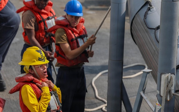 Spruance conducts routine operations