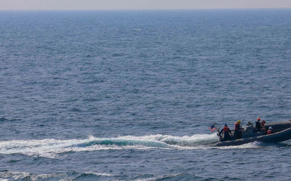 Spruance conducts routine operations