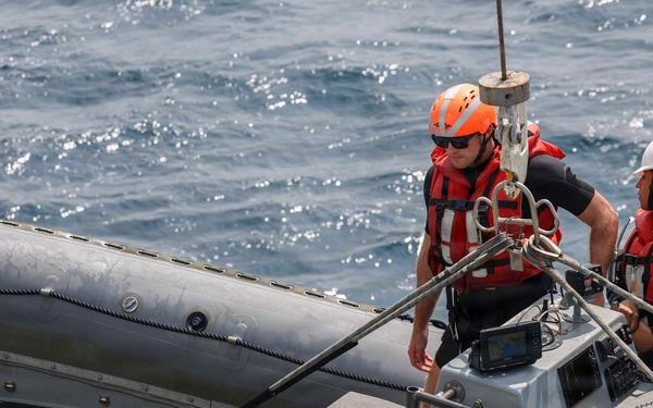 Spruance conducts routine operations