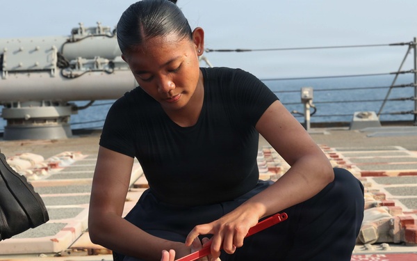 Spruance Conducts Routine Operations