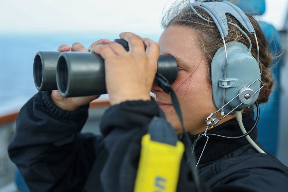 Spruance Conducts Routine Operations