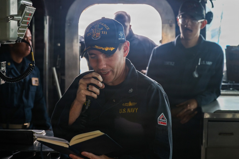 Spruance Conducts Routine Operations