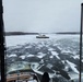 Penobscot Bay conducts icebreaking operations near Hudson, New York