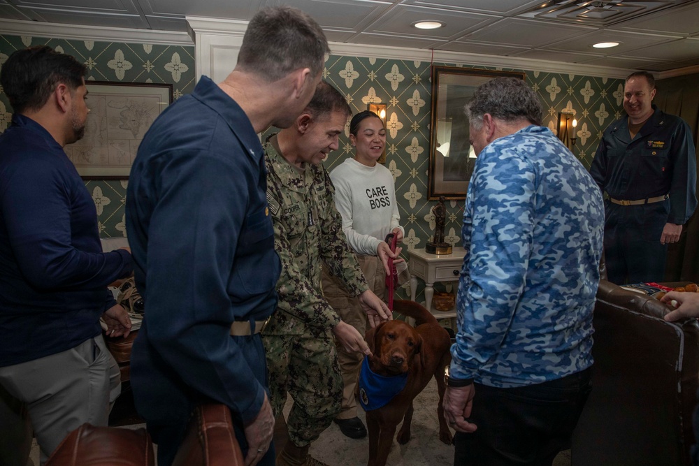 CENTCOM, 5th Fleet Visit Abraham Lincoln