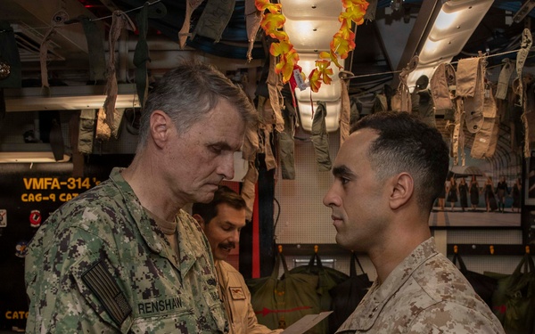 CENTCOM, 5th Fleet Visit Abraham Lincoln