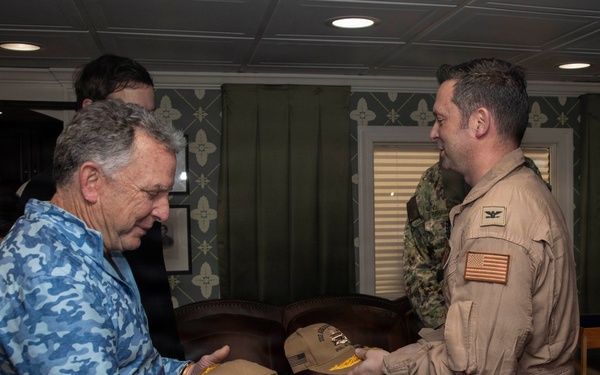 CENTCOM, 5th Fleet Visit Abraham Lincoln
