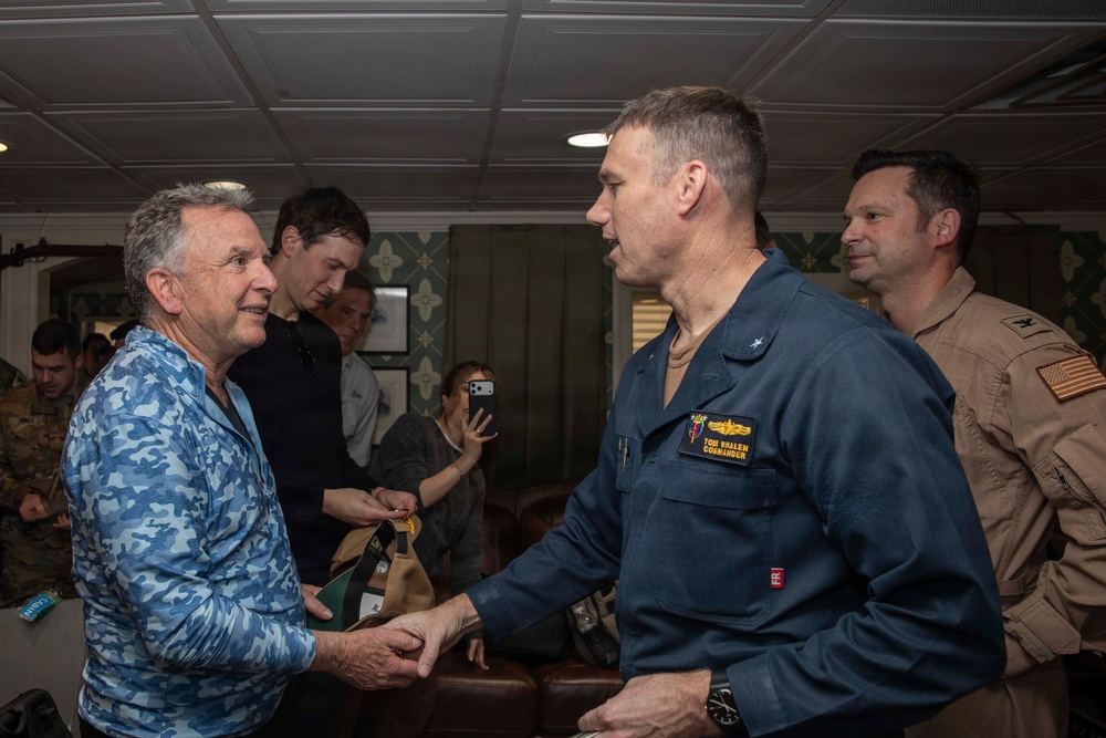 CENTCOM, 5th Fleet Visit Abraham Lincoln