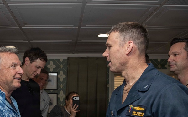 CENTCOM, 5th Fleet Visit Abraham Lincoln