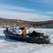 CGC Cleat conducts on ice operations training on the Connecticut River