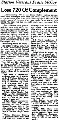 This Month in Fort McCoy History — February