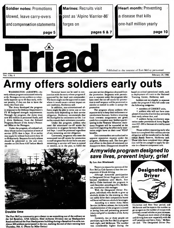 This Month in Fort McCoy History — February