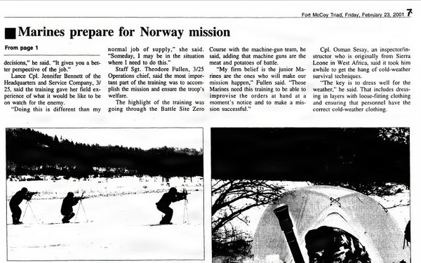 This Month in Fort McCoy History — February