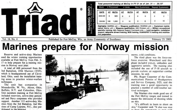 This Month in Fort McCoy History — February