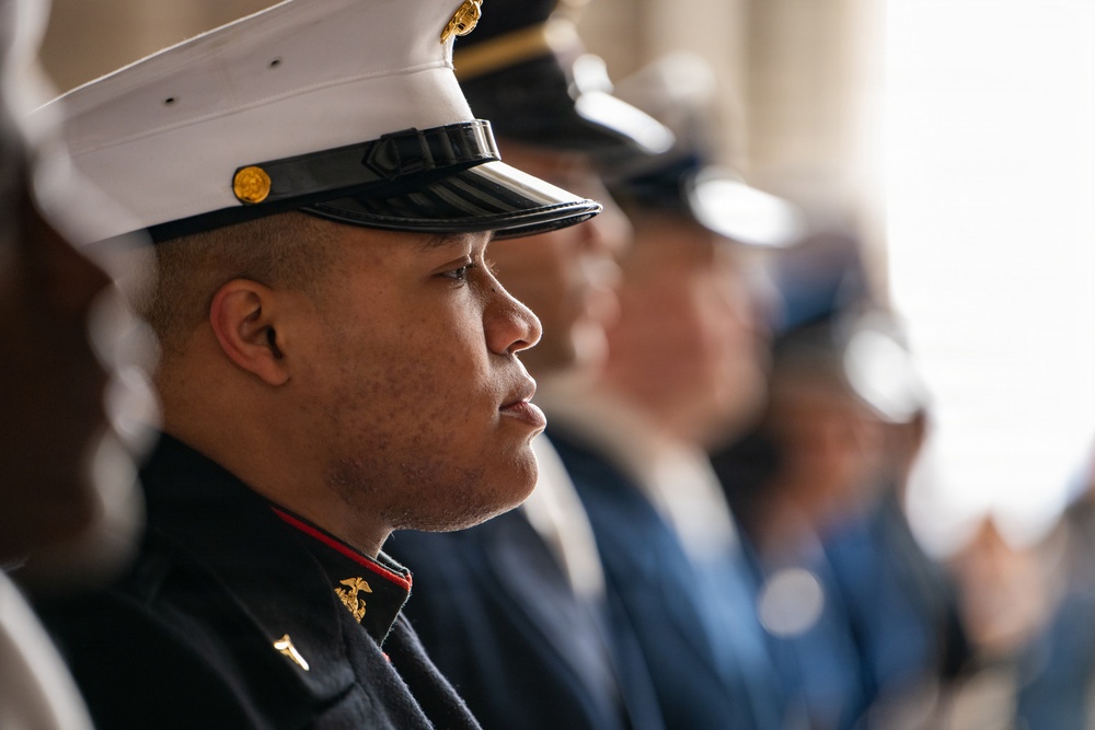 Armed Forces Full Honors Wreath Ceremony honoring President Abraham Lincoln