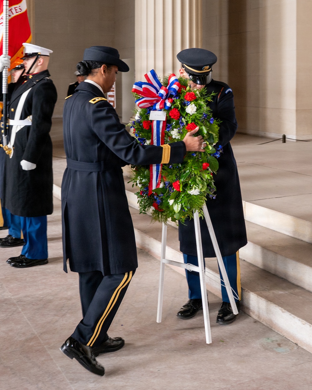 Armed Forces Full Honors Wreath Ceremony honoring President Abraham Lincoln