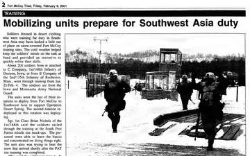 This Month in Fort McCoy History — February