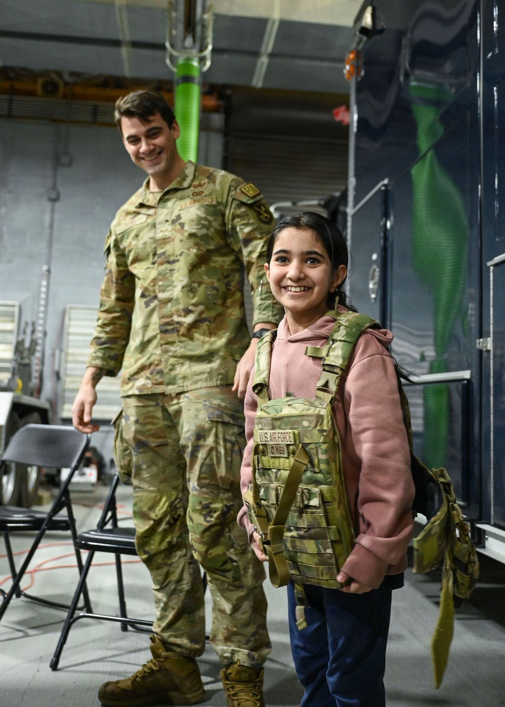 Patrick Henry K-8 School visit JBA for base tour