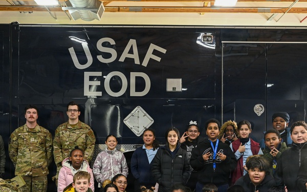 Patrick Henry K-8 School visit JBA for base tour