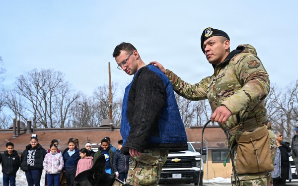 Patrick Henry K-8 School visit JBA for base tour
