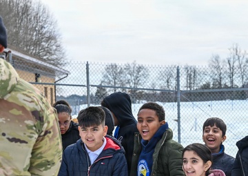 Patrick Henry K-8 School visits JBA for base tour