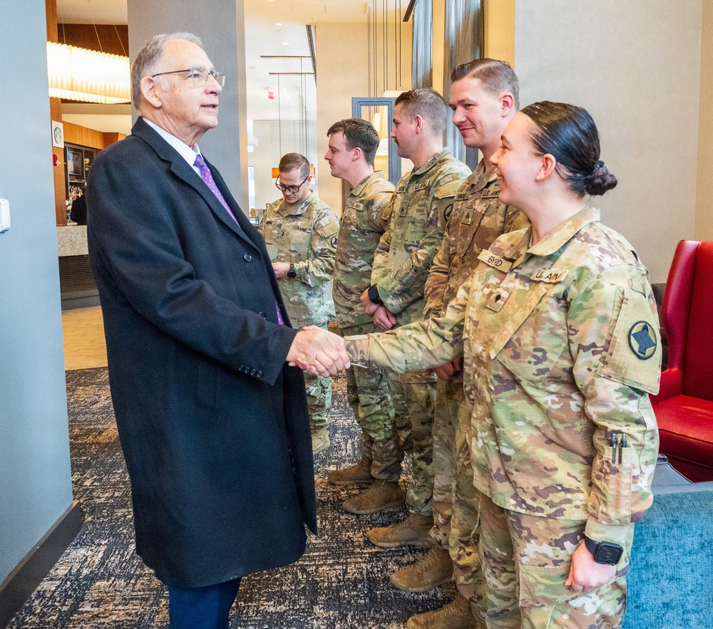 Arkansas Senator John Boozman visits National Guard Members Supporting D.C Safe and Beautiful Mission