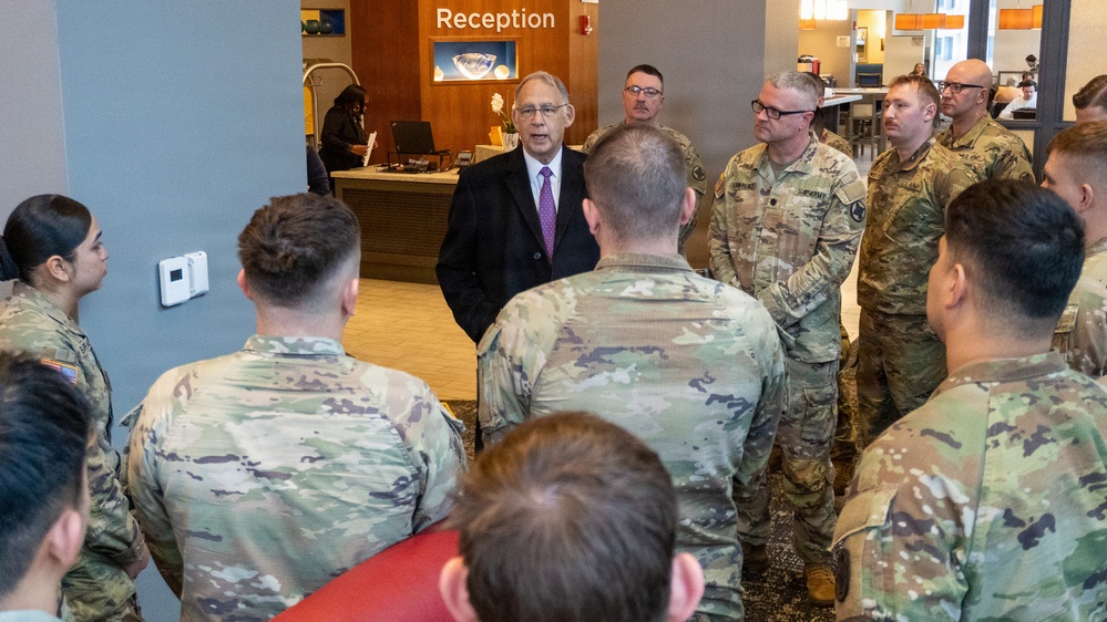 Arkansas Senator John Boozman visits National Guard Members Supporting D.C Safe and Beautiful Mission