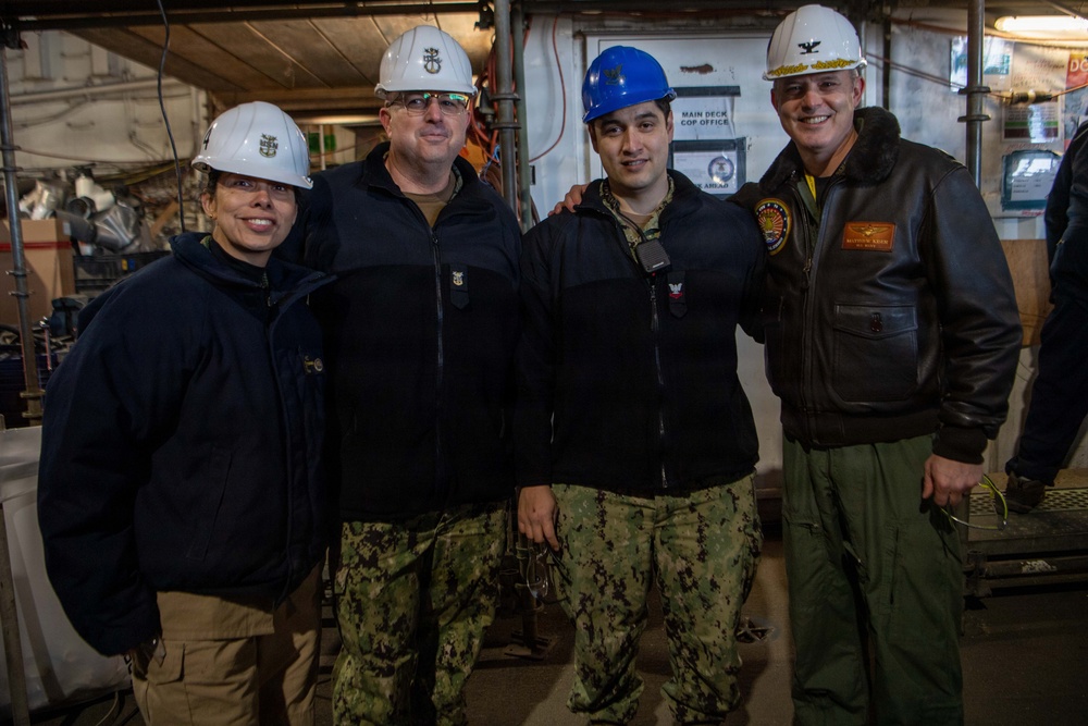 All Hands Call Aboard USS John C. Stennis (CVN 74)