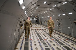 Crew Chief inspect KC-46A Pegasus aircraft