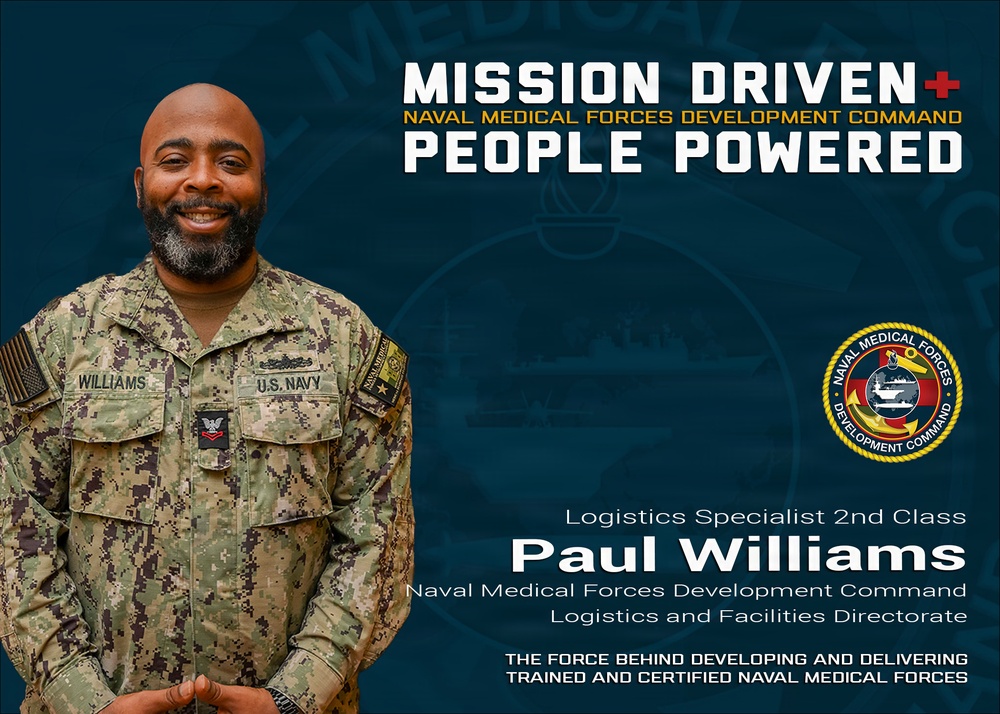 NMFDC: Mission Driven-People Powered - Logistics Specialist 2nd Class Paul Williams