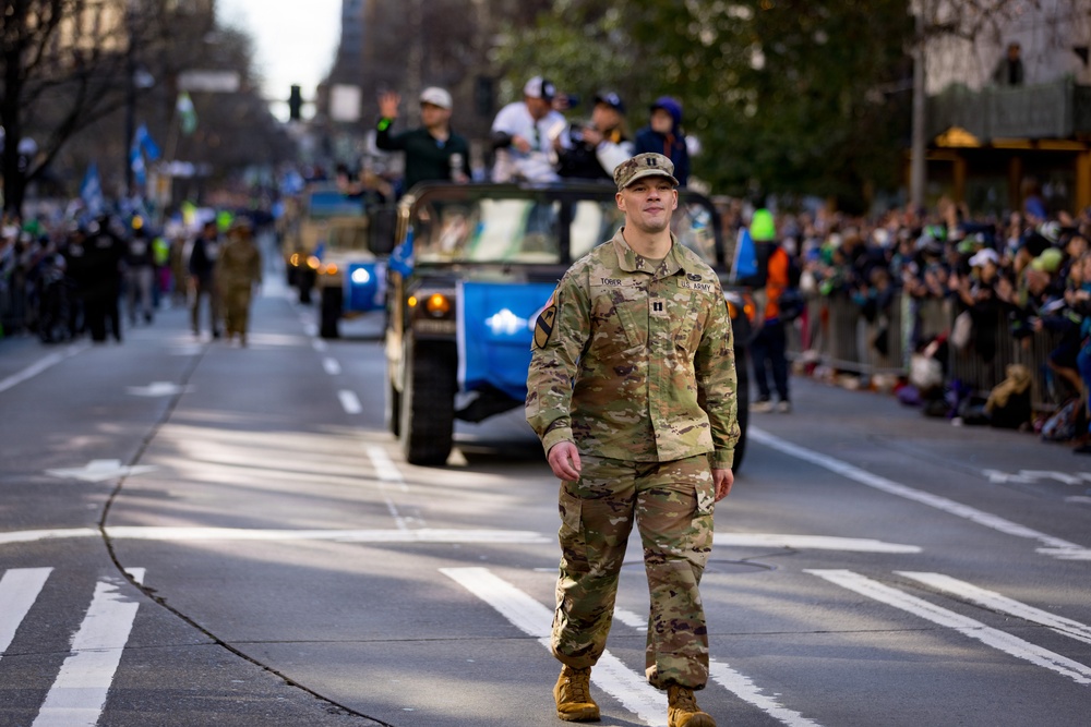 I Corps Supports Seahawks Superbowl Parade