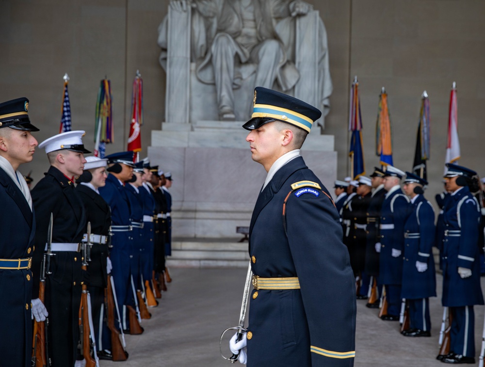 Wreath Laying at Lincoln Memorial