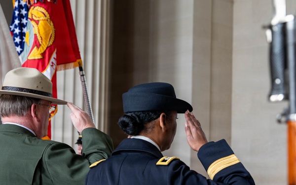 Wreath Laying at Lincoln Memorial