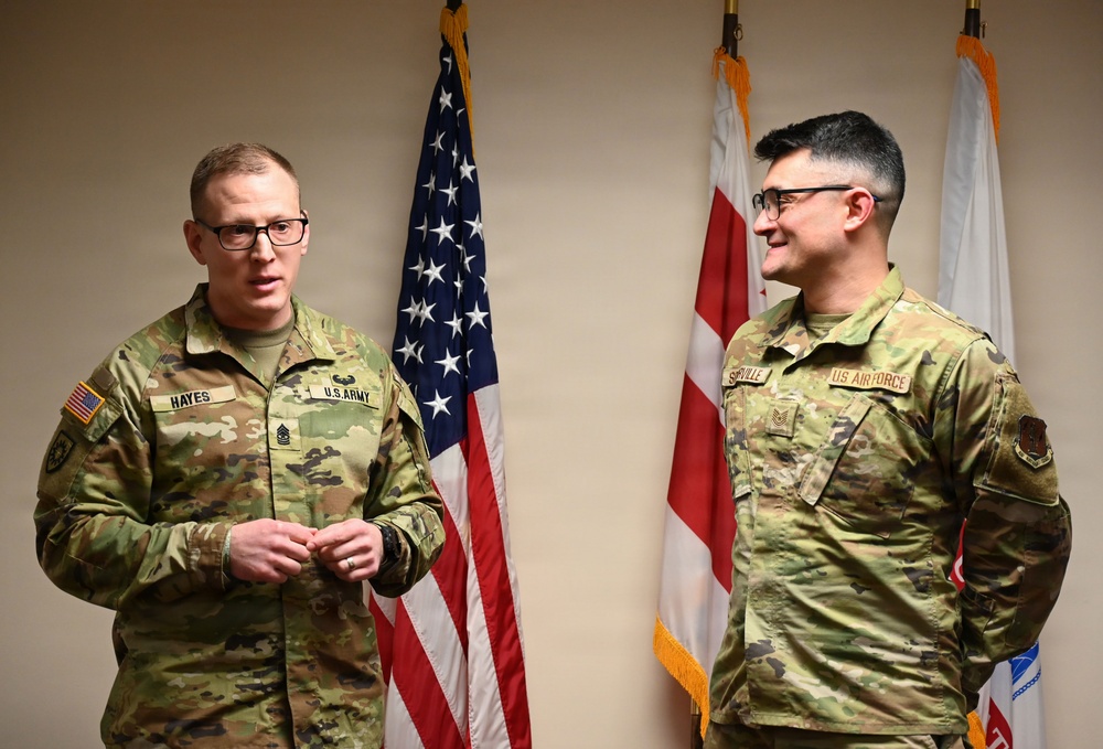 U.S. Army Sgt. Major Aubrey V. Hayes Promotion Ceremony