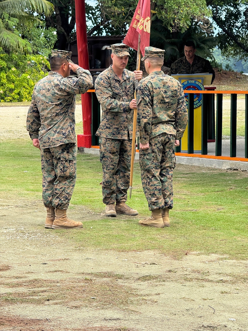 Marines with MCED-P participate in a RIP/TOA during MCED-P