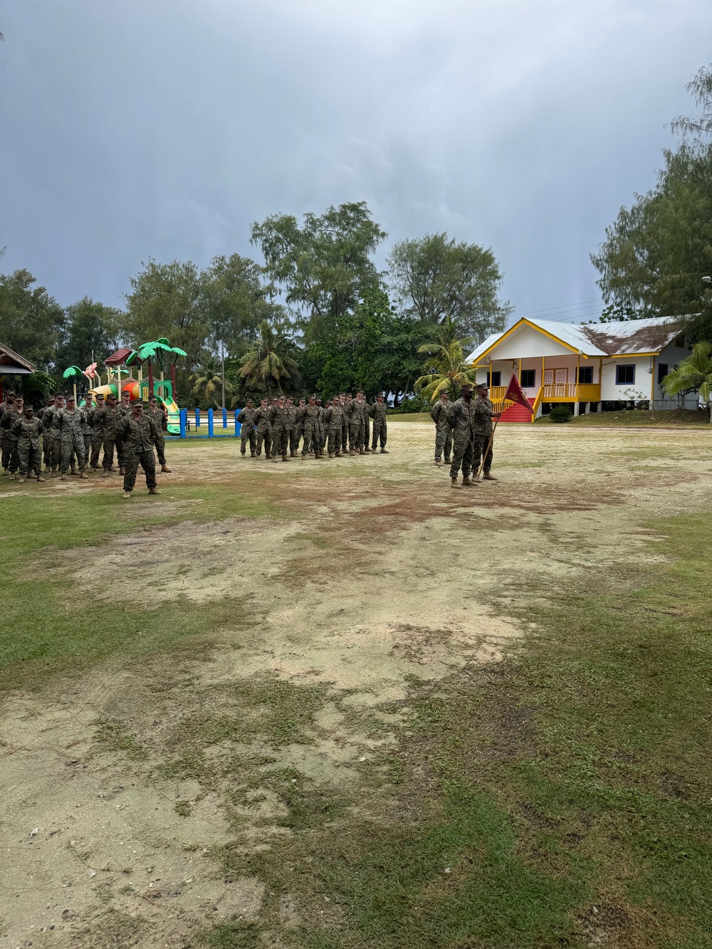 Marines with MCED-P participate in a RIP/TOA during MCED-P