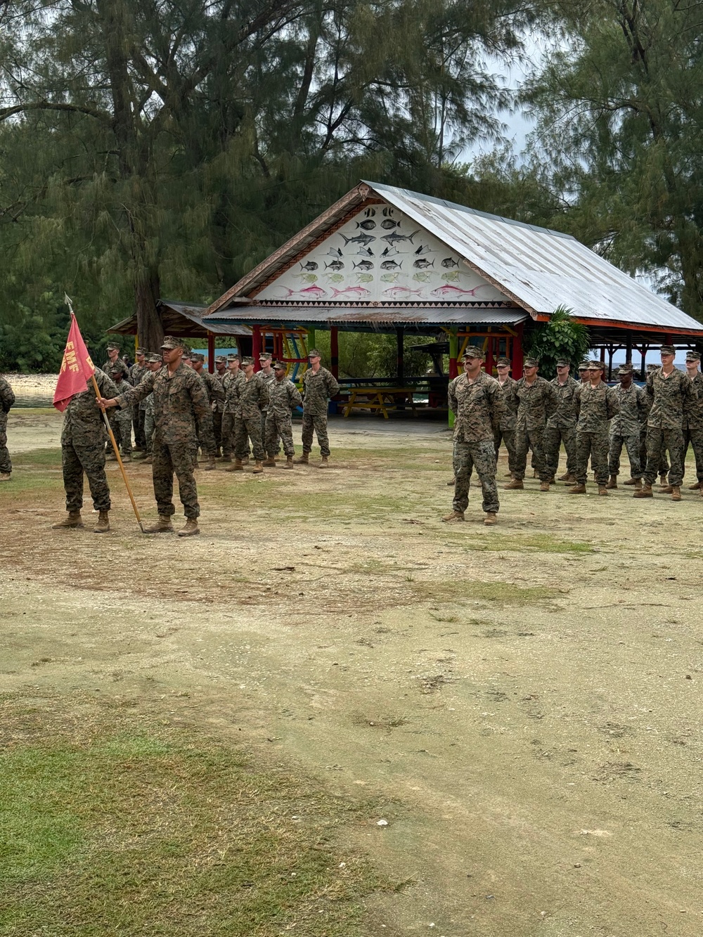 Marines with MCED-P participate in a RIP/TOA during MCED-P