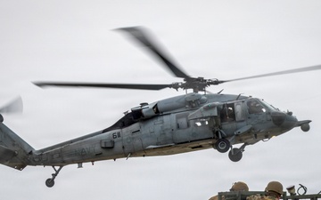 MWSS-373 and HSC-8 enhance joint expeditionary readiness during FARP training