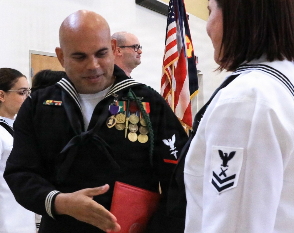 U.S. Navy veteran awarded Purple Heart at Fort Buchanan