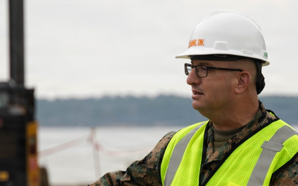 2nd MARDIV Headquarters Building Brick Laying Ceremony