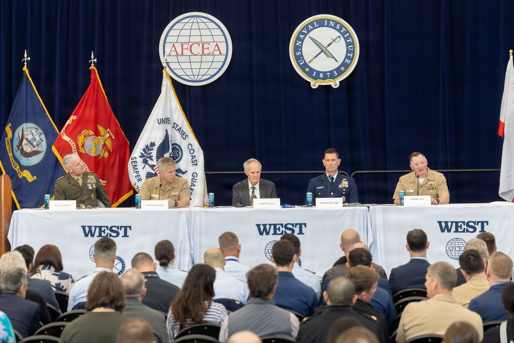 Rear Adm. T. J. Zerr Speaks During AFCEA WEST 2026 Panel