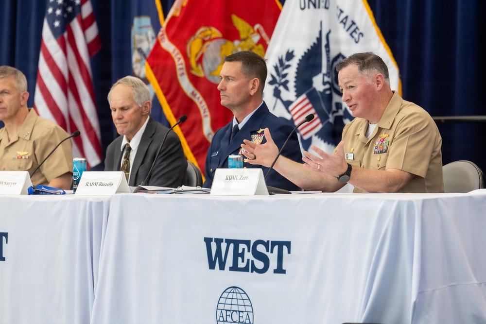Rear Adm. T. J. Zerr Speaks During AFCEA WEST 2026 Panel